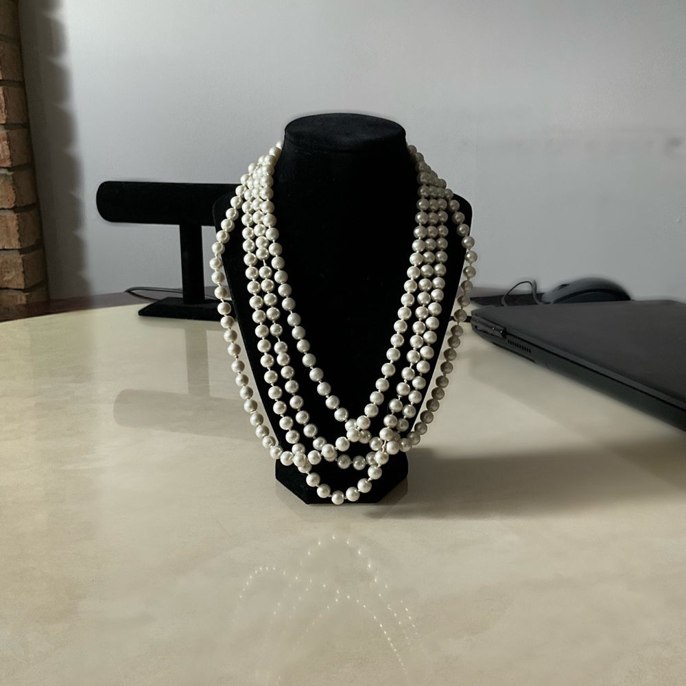Pale white antique Pearl necklace
